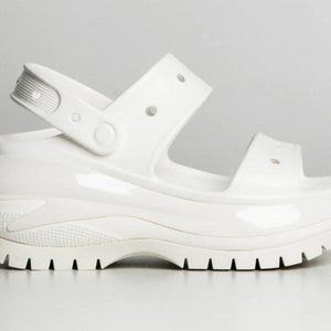 Crocs Mega Crush Sandal in White